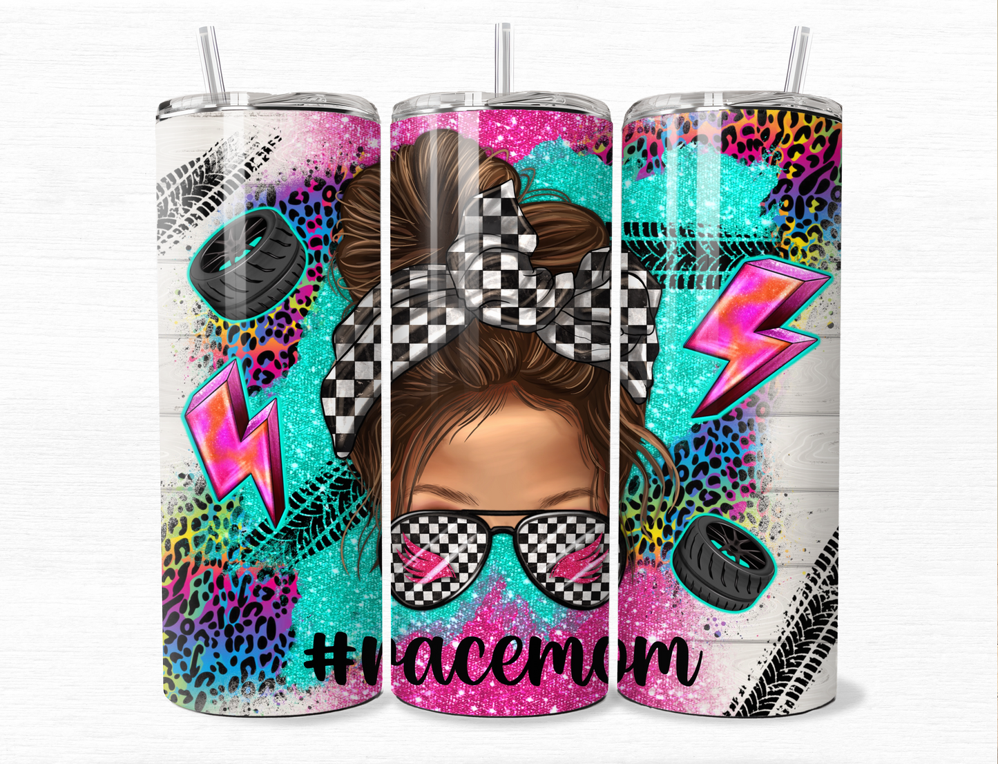 RACE MOM TUMBLER 20 OZ